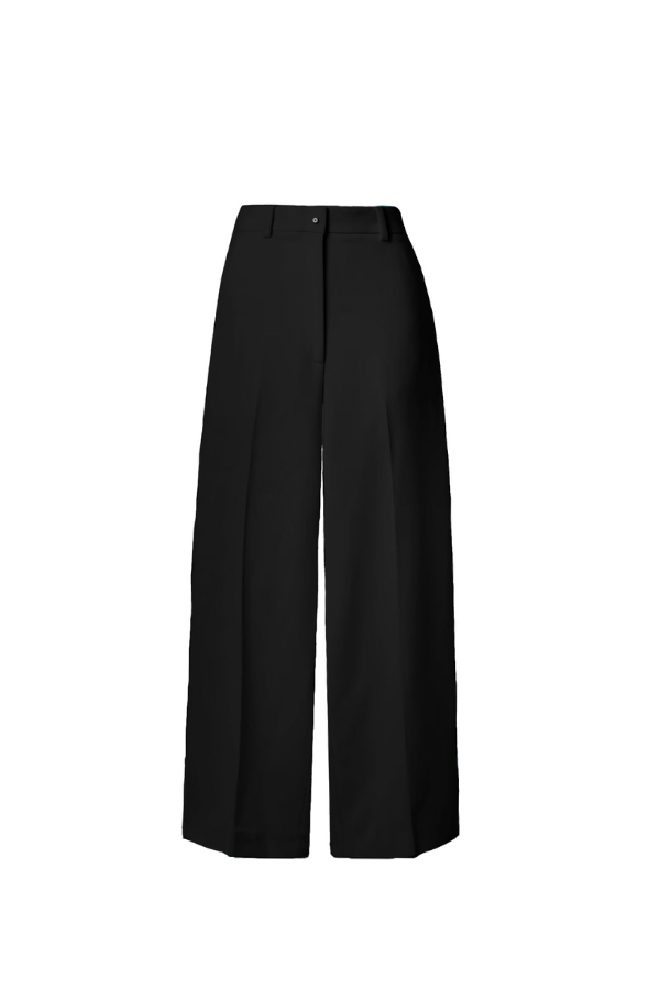 Hepburn Wide Leg Pant - Black