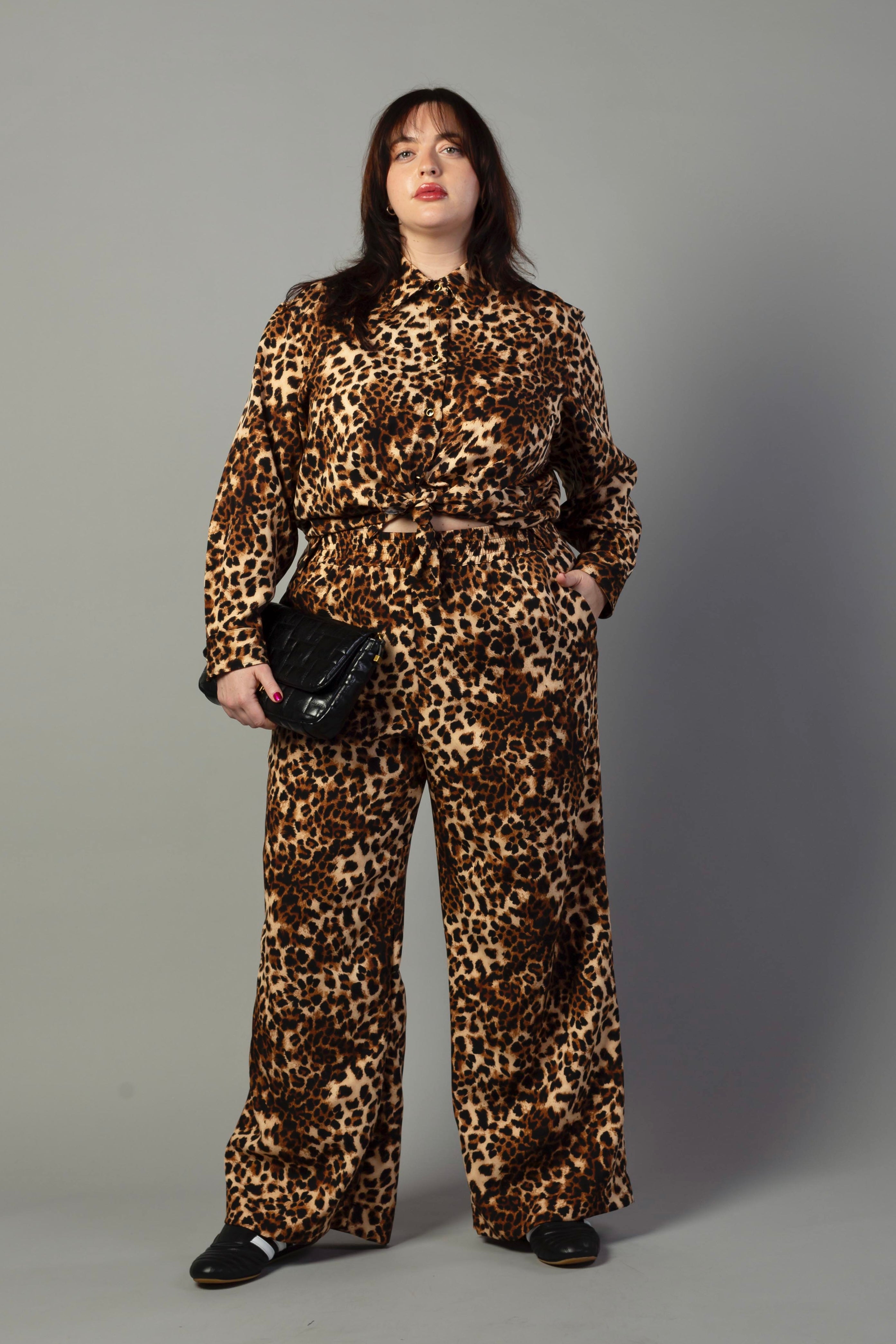 The Quinn Shirt - Leopard