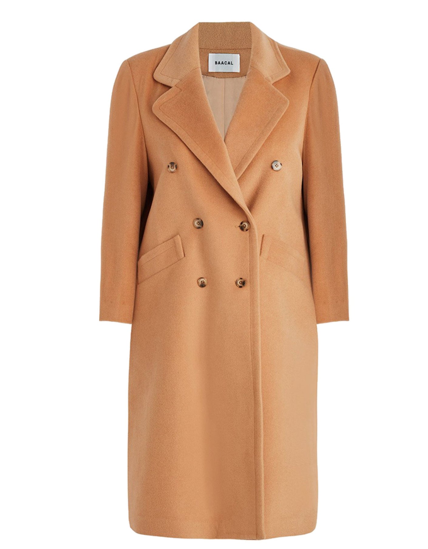 Double Breasted Women's Plus Size Camel Car Coat by Cynthia Vincent ...