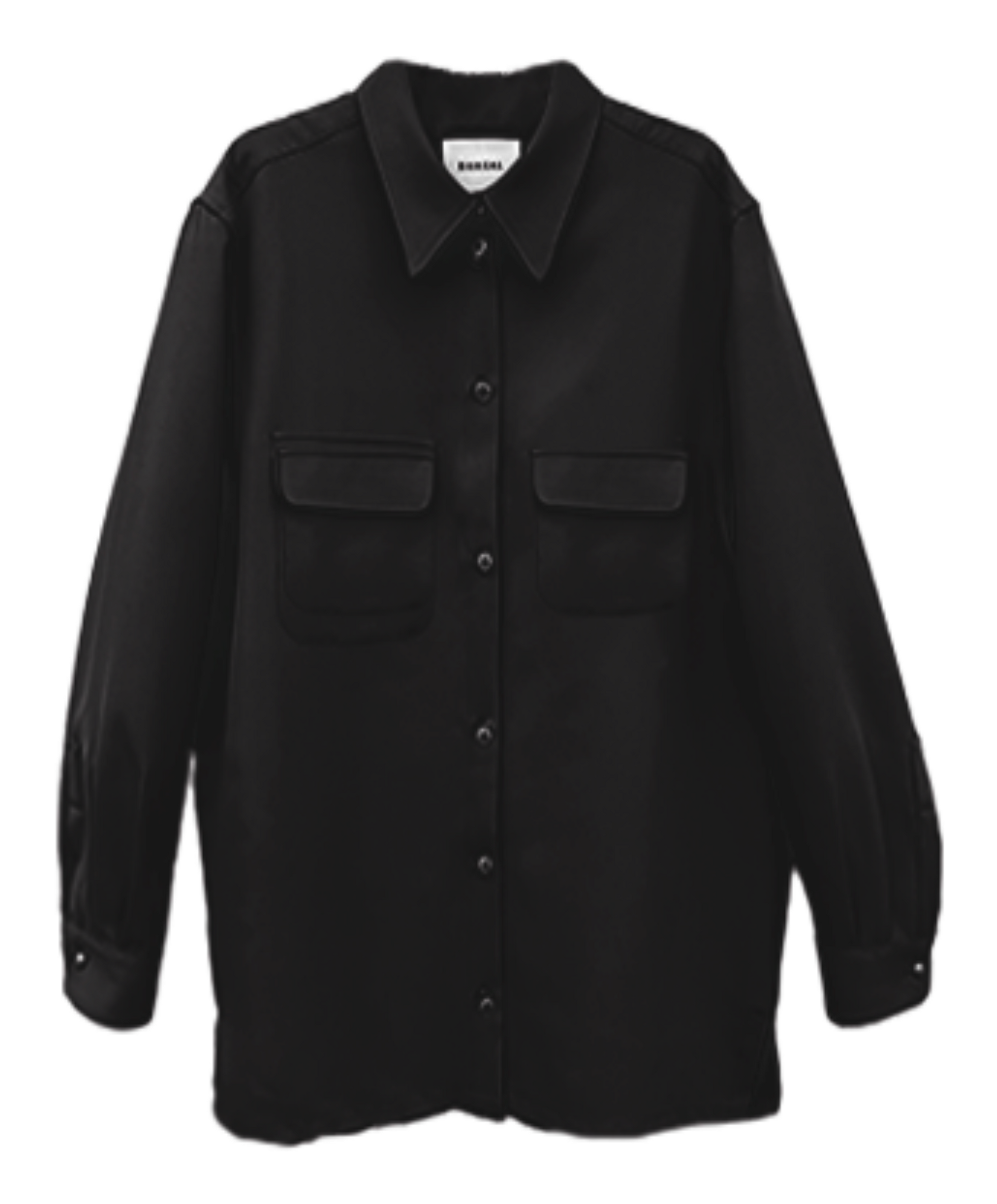 The Payton Two Pocket Shirt - Black