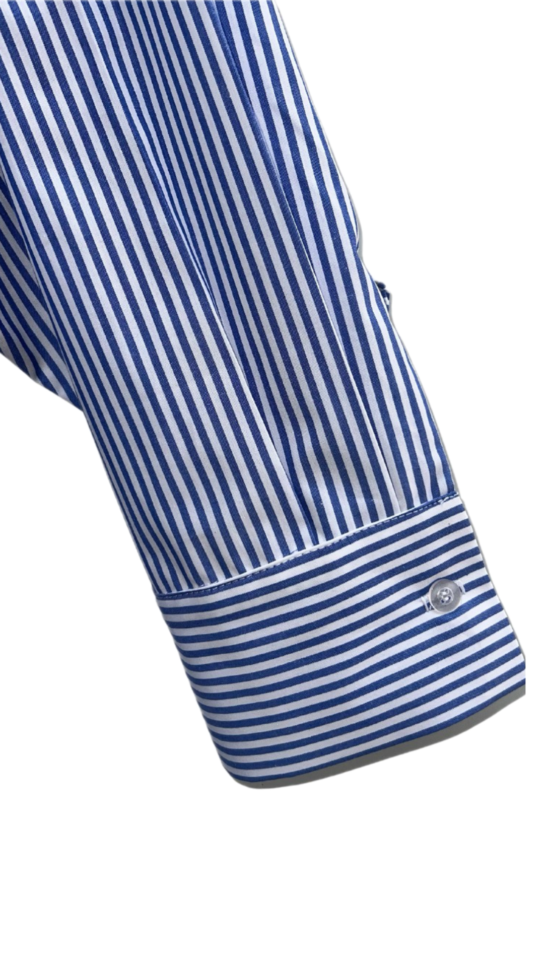 Miranda Front / Back Button Down Shirt - Blue Stripe