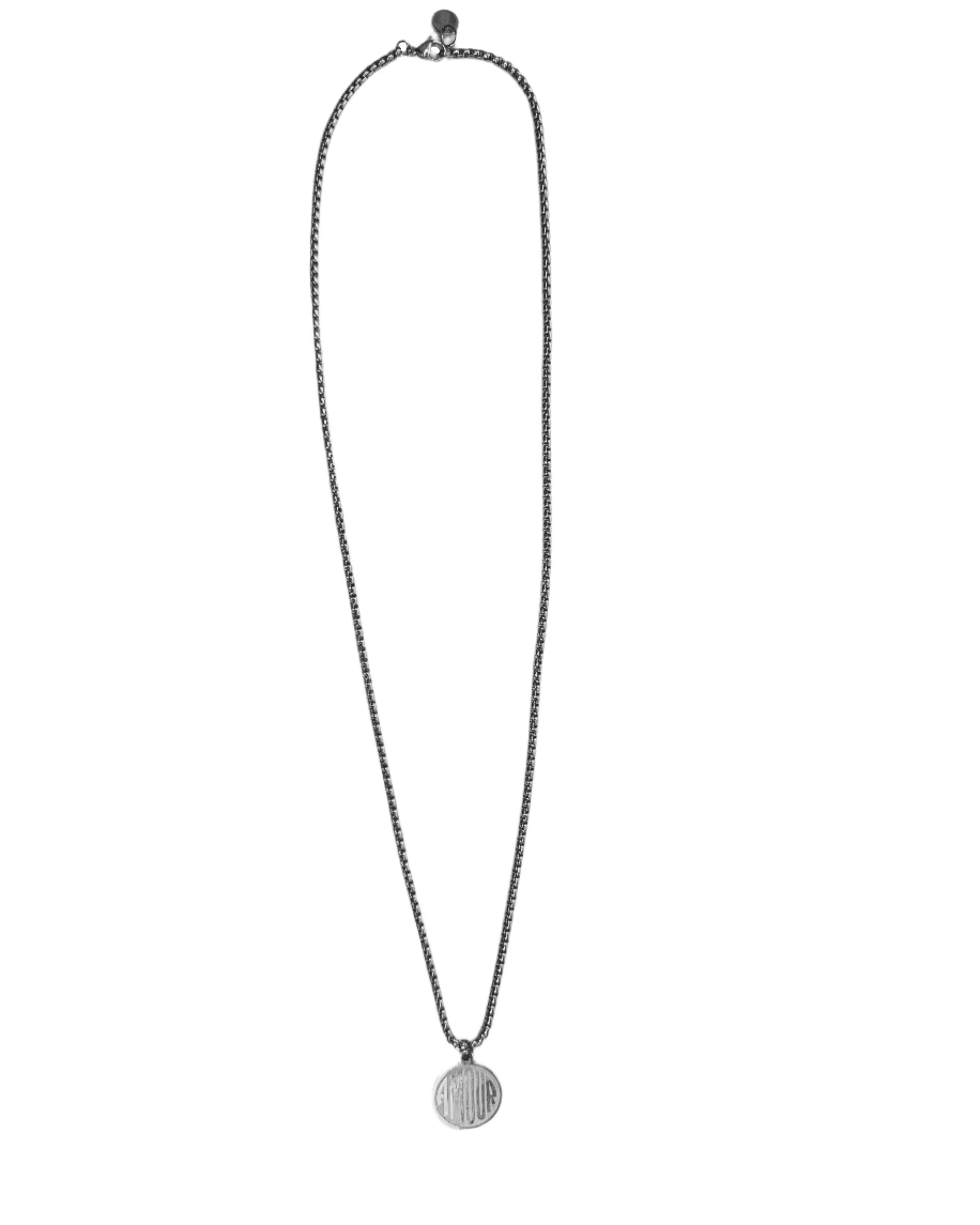 Amour Pendent Necklace - Silver