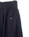 Navy pant back pocket view