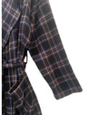 plaid trench sleeve view