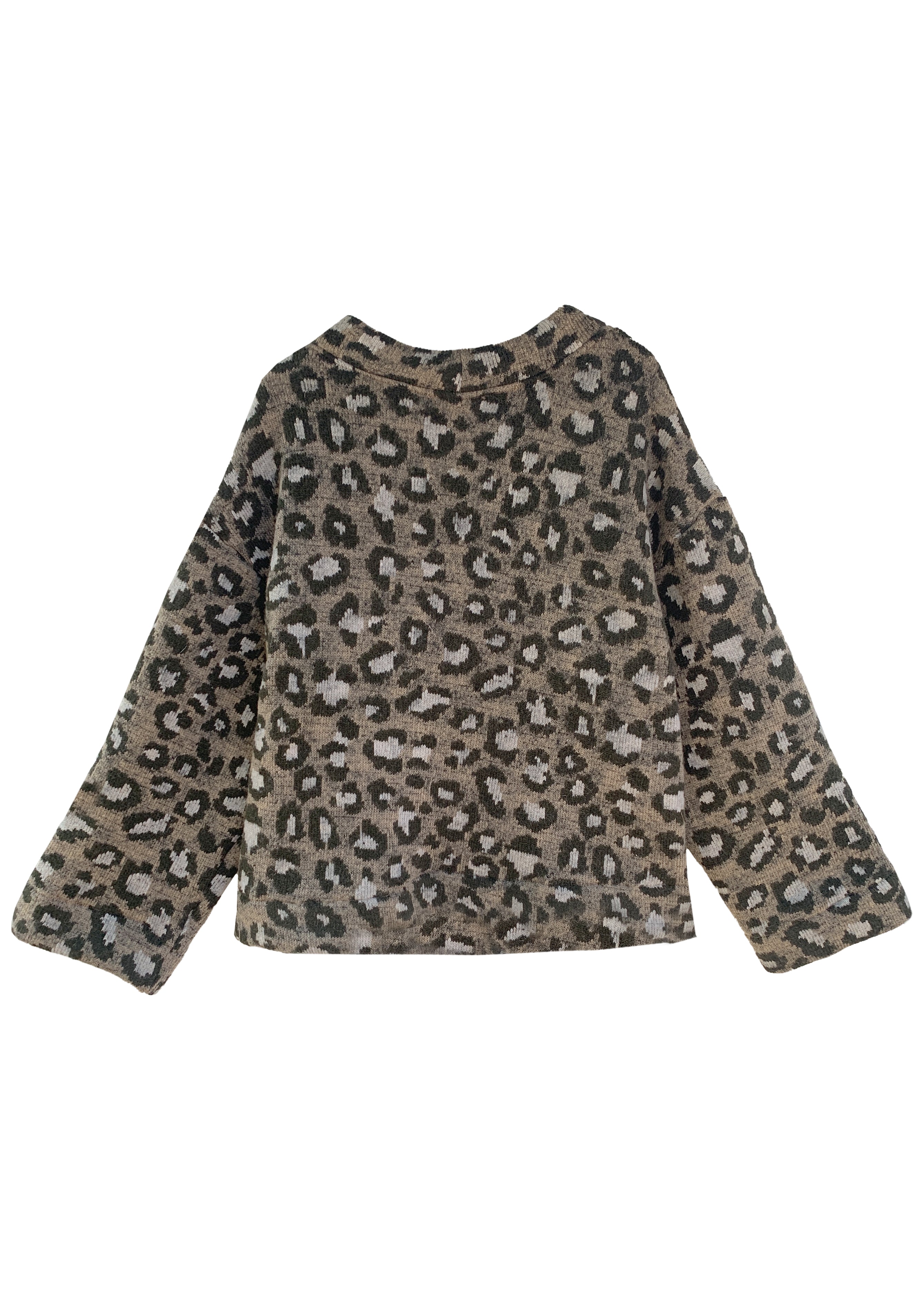 Avril Sweater-Tan Army spots Leopard