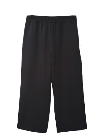 Riley Wide Pajama Style Pant- Black