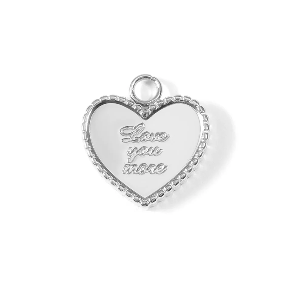 Love You More Necklace - Silver