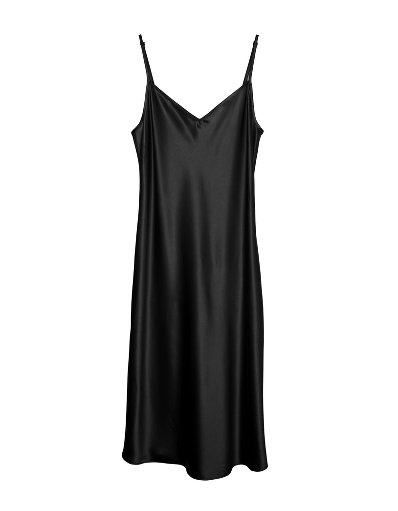 Cabaret black plus size bias slip dress Cynthia Vincent BAACAL – Baacal