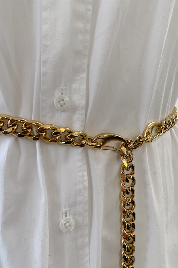 Gold Link Chain Belt